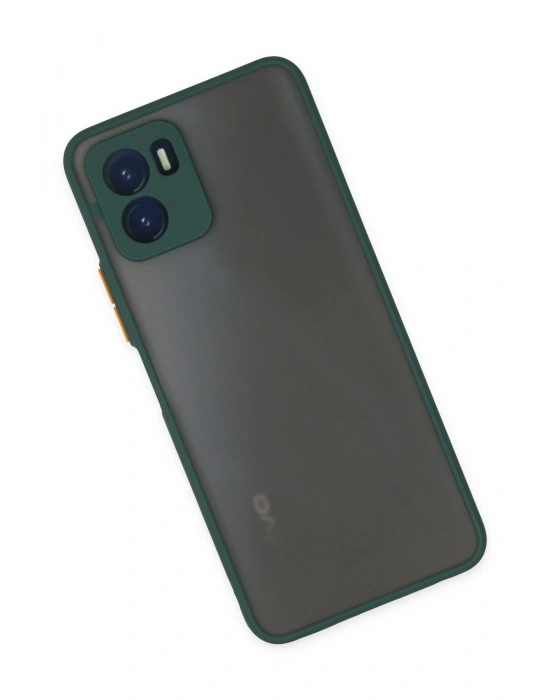 Newface Vivo Y15S Kılıf Montreal Silikon Kapak - Yeşil