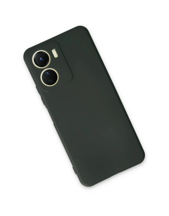 Newface Vivo Y16 Kılıf First Silikon - Koyu Yeşil