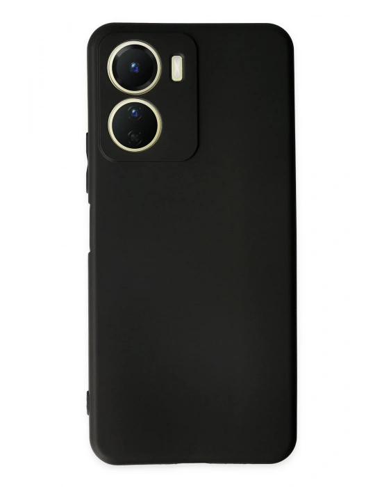 Newface Vivo Y16 Kılıf First Silikon - Siyah