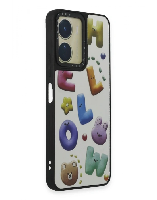 Newface Vivo Y16 Kılıf Mirror Desenli Kapak - Mirror - 15