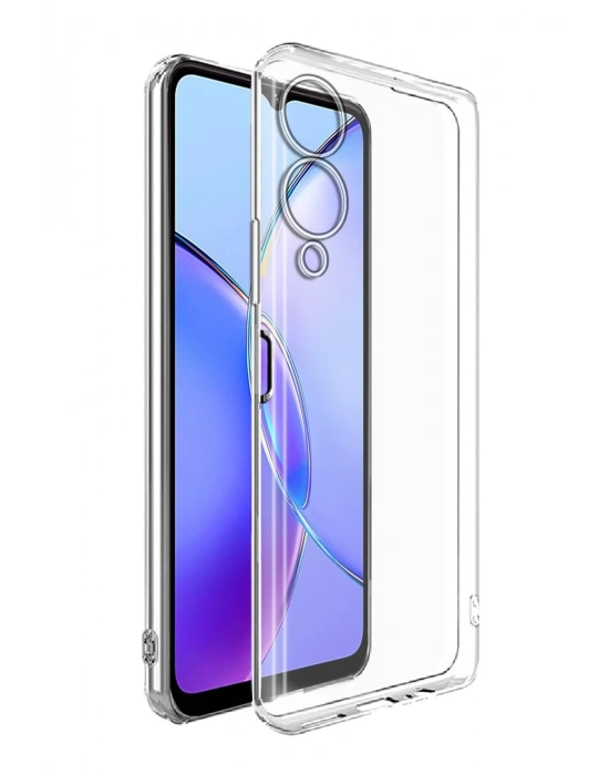 Newface Vivo Y17S Kılıf Lüx Şeffaf Silikon