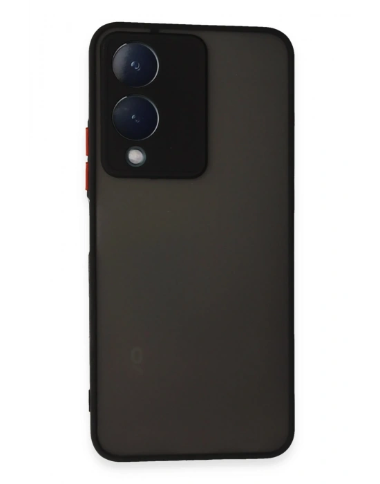 Newface Vivo Y17S Kılıf Montreal Silikon Kapak - Siyah