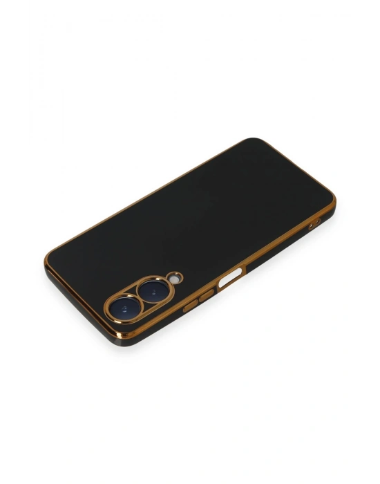 Newface Vivo Y17S Kılıf Volet Silikon - Siyah