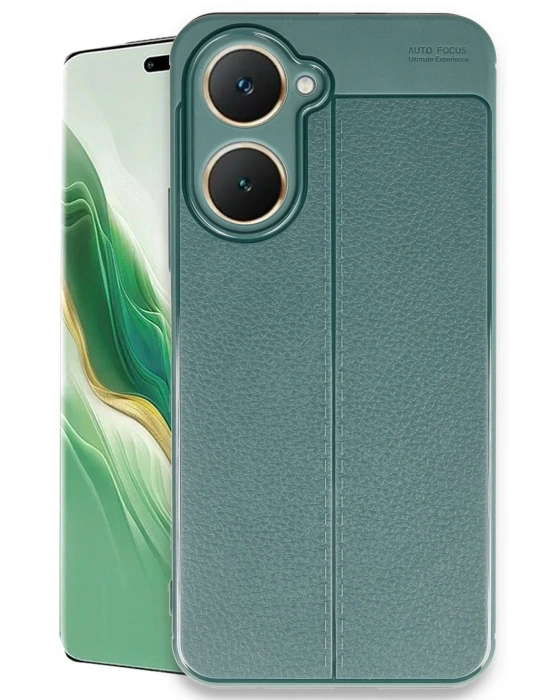 Newface Vivo Y18 Kılıf Auto Focus Kapak - Koyu Yeşil