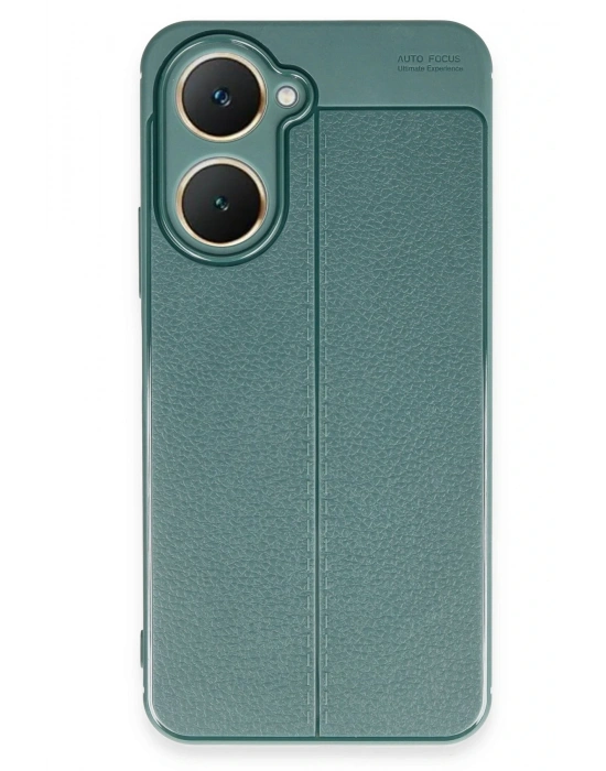 Newface Vivo Y18 Kılıf Auto Focus Kapak - Koyu Yeşil