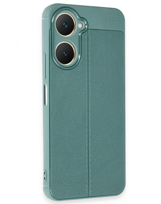 Newface Vivo Y18 Kılıf Auto Focus Kapak - Koyu Yeşil