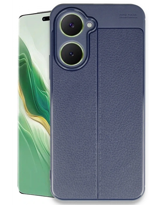 Newface Vivo Y18 Kılıf Auto Focus Kapak - Lacivert