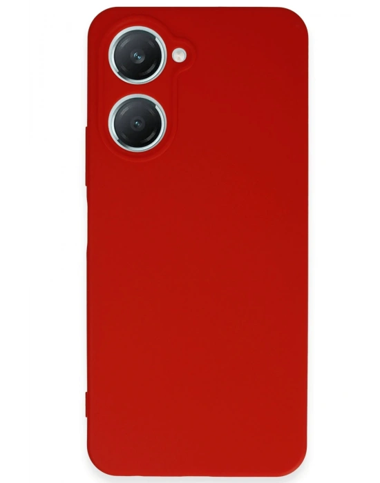 Newface Vivo Y18 Kılıf First Silikon - Kırmızı