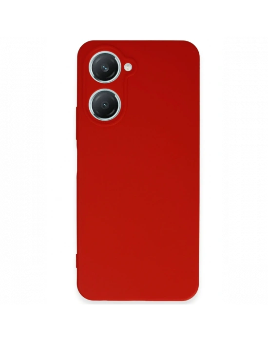 Newface Vivo Y18 Kılıf First Silikon - Kırmızı