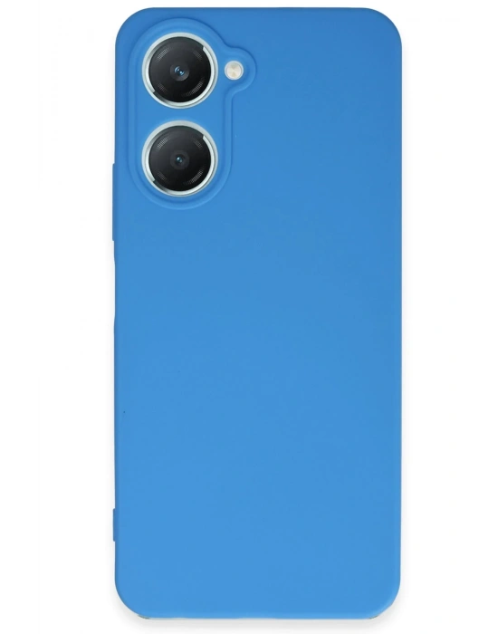 Newface Vivo Y18 Kılıf First Silikon - Mavi