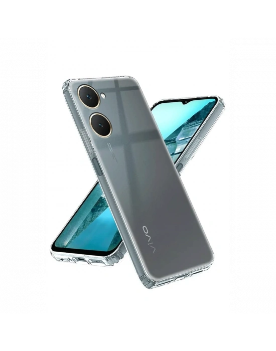 Newface Vivo Y18 Kılıf Lüx Şeffaf Silikon