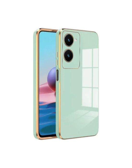 Newface Vivo Y18 Kılıf Volet Silikon - Açık Yeşil