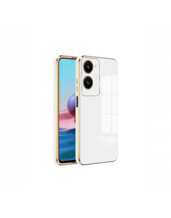 Newface Vivo Y18 Kılıf Volet Silikon - Beyaz