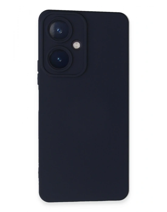 Newface Vivo Y27 Kılıf Nano içi Kadife Silikon - Lacivert