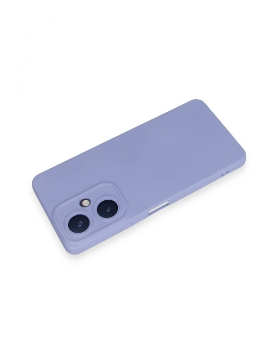 Newface Vivo Y27 Kılıf Nano içi Kadife Silikon - Lila