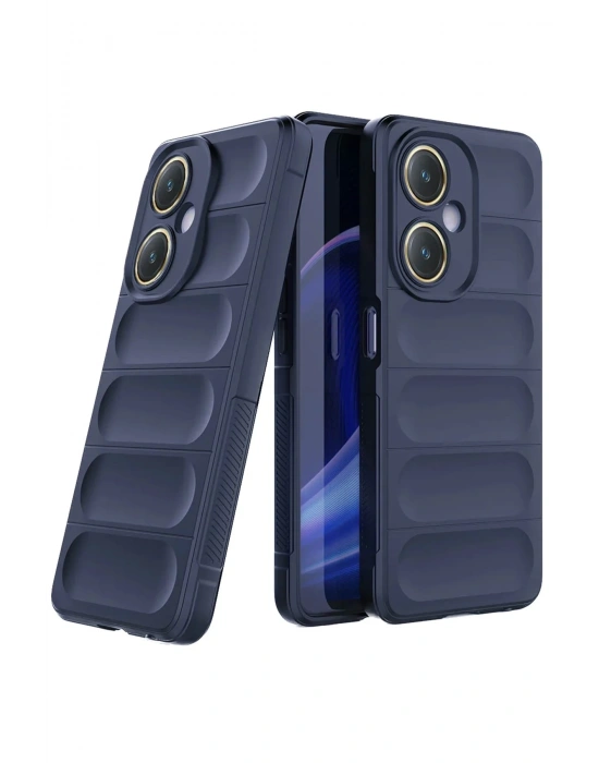 Newface Vivo Y27 Kılıf Optimum Silikon - Lacivert