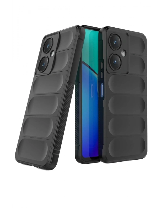 Newface Vivo Y27 Kılıf Optimum Silikon - Siyah