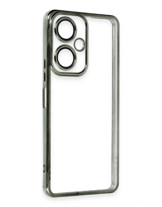 Newface Vivo Y27 Kılıf Razer Lensli Silikon - Yeşil