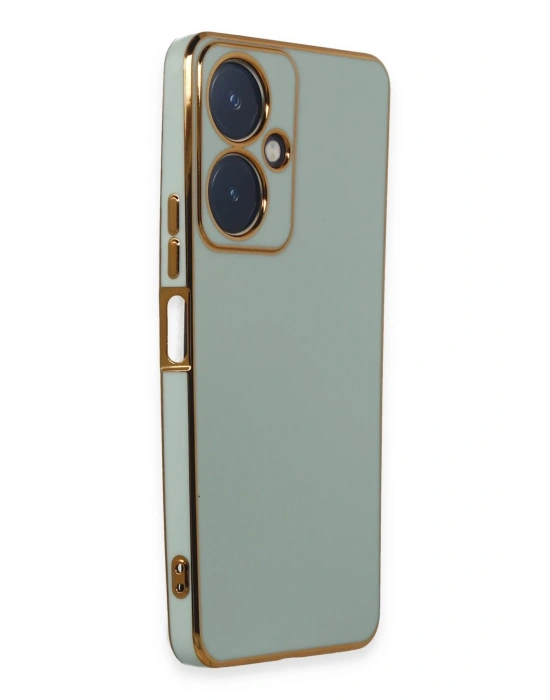 Newface Vivo Y27 Kılıf Volet Silikon - Açık Yeşil