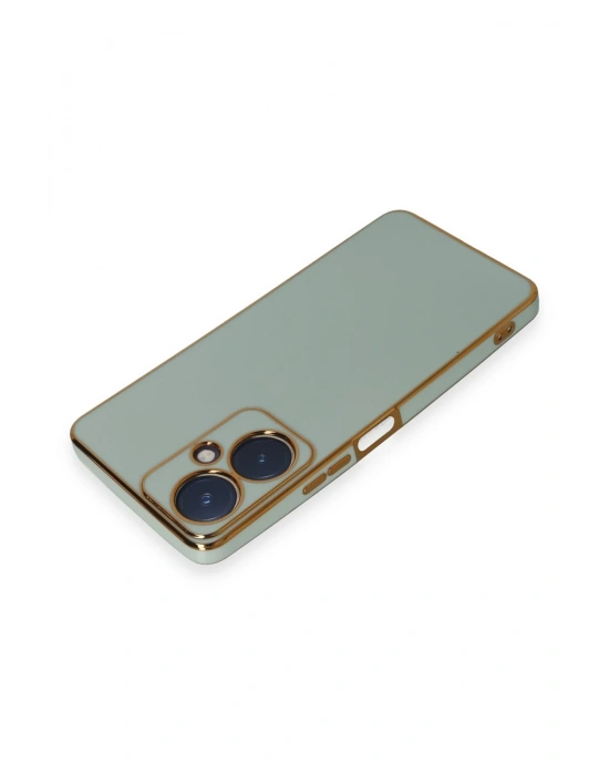 Newface Vivo Y27 Kılıf Volet Silikon - Açık Yeşil