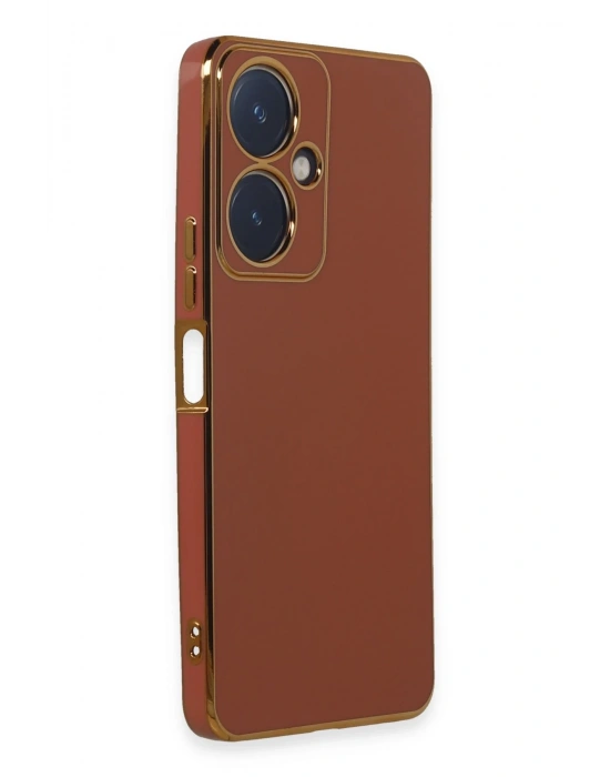 Newface Vivo Y27 Kılıf Volet Silikon - Kırmızı