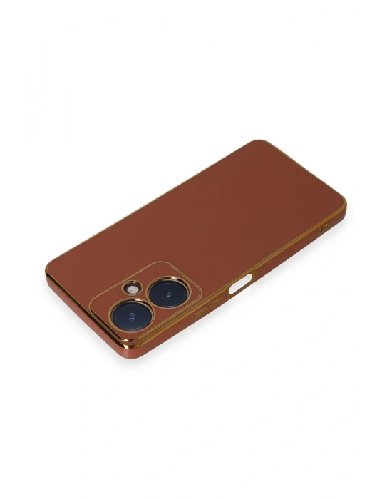 Newface Vivo Y27 Kılıf Volet Silikon - Kırmızı