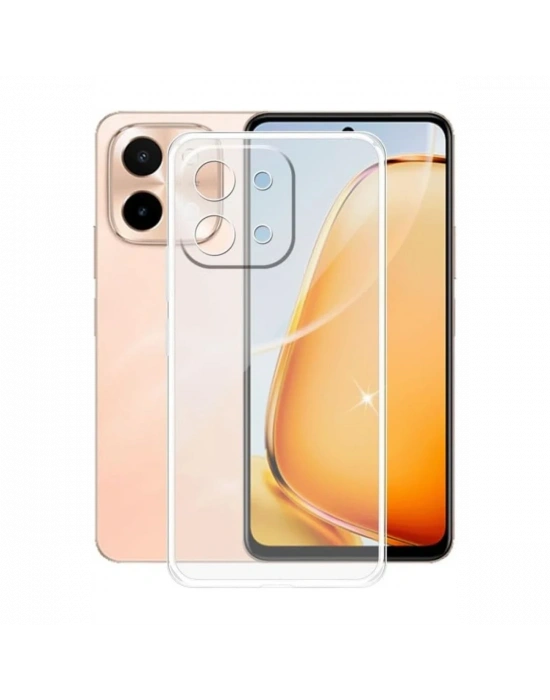 Newface Vivo Y28 Kılıf Lüx Şeffaf Silikon