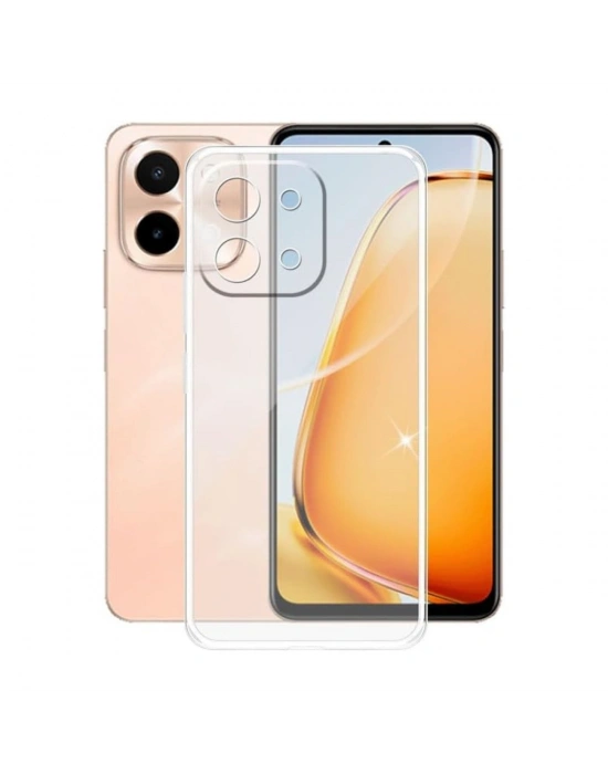 Newface Vivo Y28 Kılıf Lüx Şeffaf Silikon