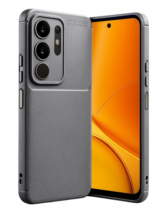 Newface Vivo Y29 4G Auto Focus Karbon Kapak - Gri