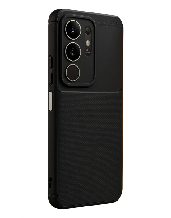 Newface Vivo Y29 4G Auto Focus Karbon Kapak - Siyah