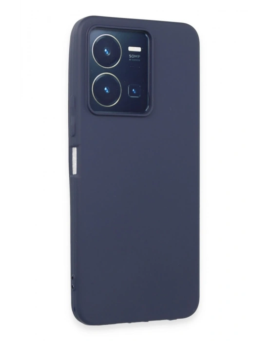 Newface Vivo Y35 Kılıf First Silikon - Lacivert