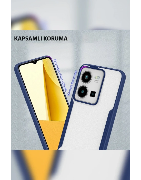 Newface Vivo Y35 Kılıf Platin Silikon - Yeşil