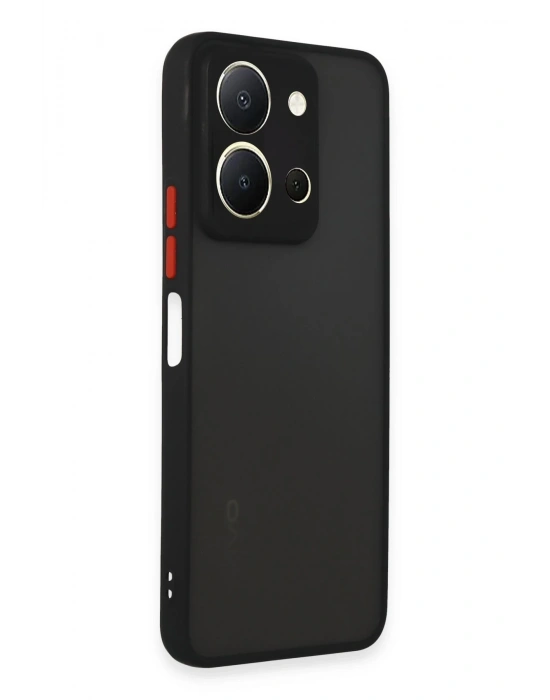 Newface Vivo Y36 Kılıf Montreal Silikon Kapak - Siyah