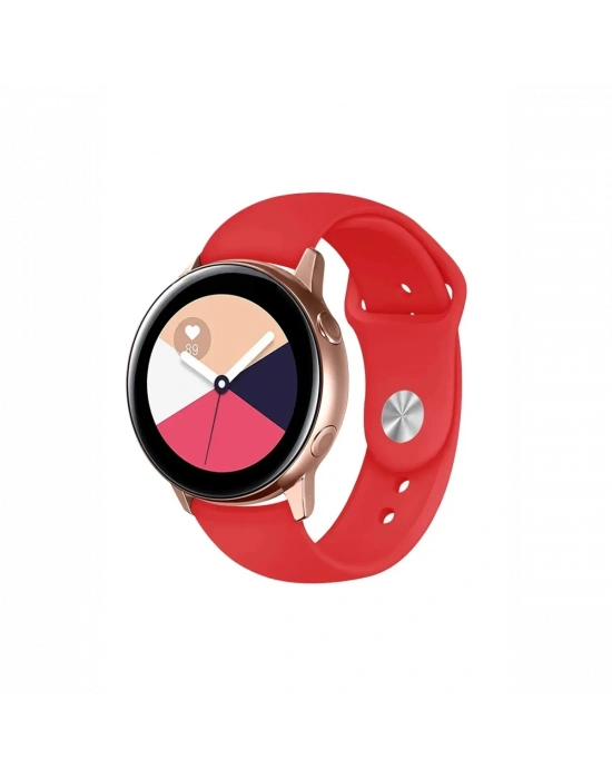 Newface Watch 20mm Klasik Kordon - Kırmızı