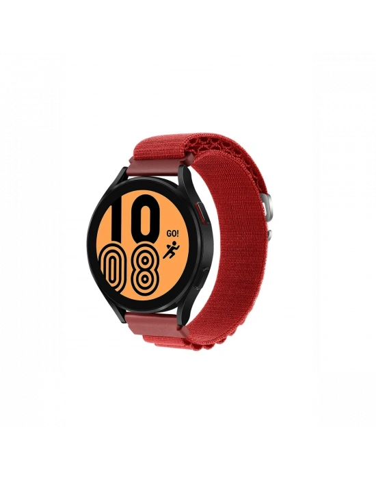 Newface Watch 20mm KR410 Kumaş Kordon - Kırmızı