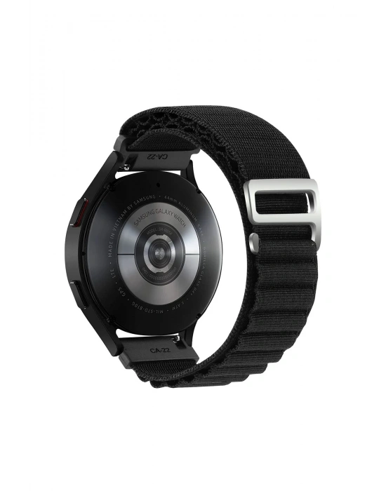 Newface Watch 20mm KR410 Kumaş Kordon - Siyah