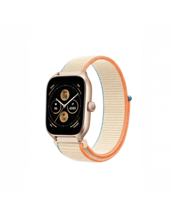 Newface Watch 22mm Hasırlı Cırtcırtlı Kordon - Krem