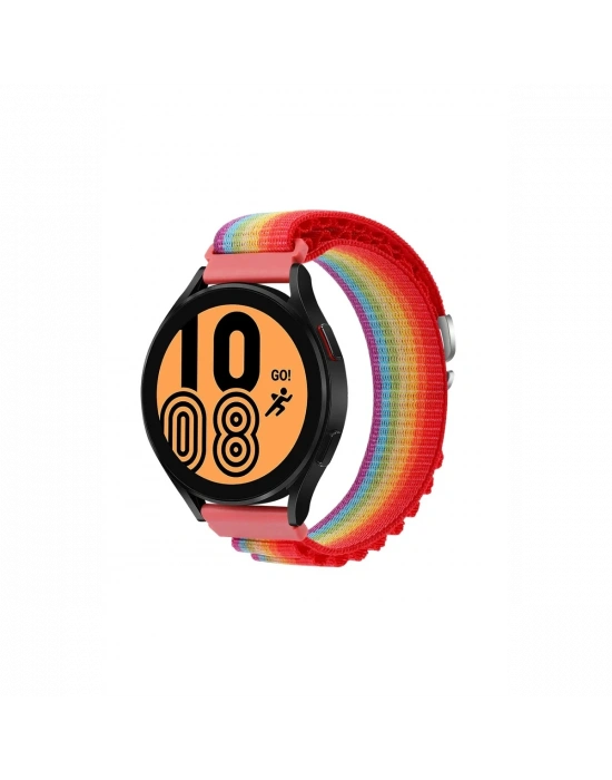 Newface Watch 22mm KR410 Kumaş Kordon - Gökkuşağı 1