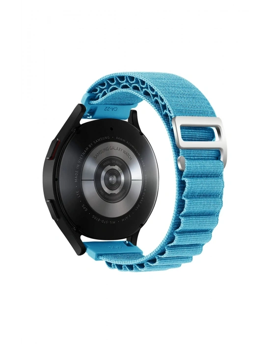 Newface Watch 22mm KR410 Kumaş Kordon - Mavi