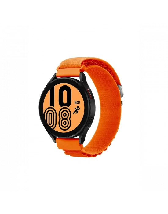 Newface Watch 22mm KR410 Kumaş Kordon - Turuncu