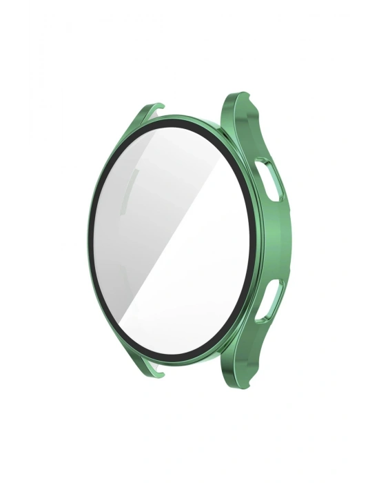 Newface Watch 5 44mm Wall Camlı Kasa Ekran Koruyucu - Koyu Yeşil