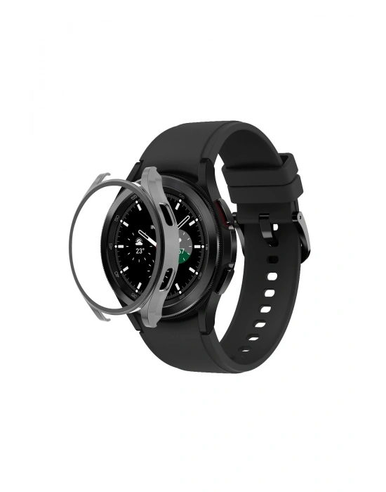 Newface Watch 5 Pro 45mm Wall Camlı Kasa Ekran Koruyucu - Uzay Grisi