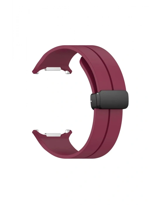 Newface Watch 7 Ultra KR418 Tender Silikon Kordon - Bordo