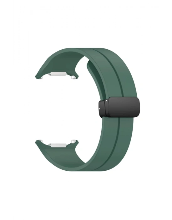 Newface Watch 7 Ultra KR418 Tender Silikon Kordon - Koyu Yeşil