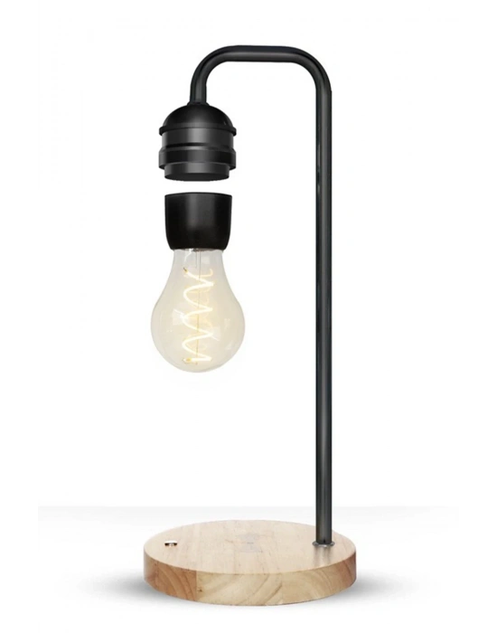 Newface XF01 Ampul Görünümlü Kablosuz Şarj Özellikli Gece Lambası - Siyah