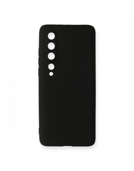Newface Xiaomi Mi 10 Kılıf First Silikon - Siyah