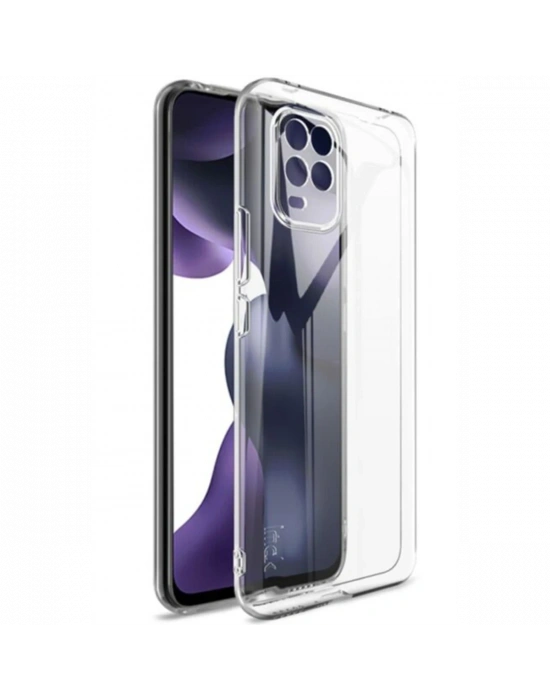 Newface Xiaomi Mi 10 Lite Kılıf Lüx Şeffaf Silikon - Şeffaf