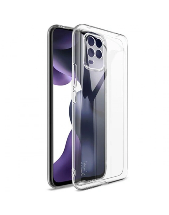 Newface Xiaomi Mi 10 Lite Kılıf Lüx Şeffaf Silikon - Şeffaf