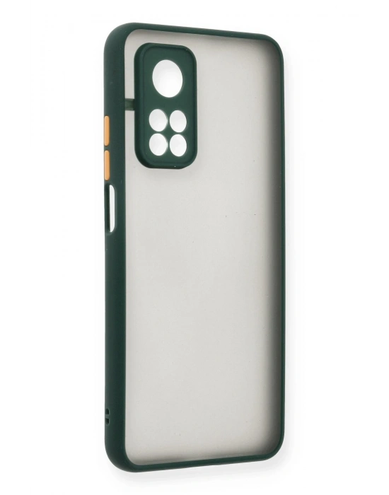 Newface Xiaomi Mi 10T Kılıf Montreal Silikon Kapak - Yeşil