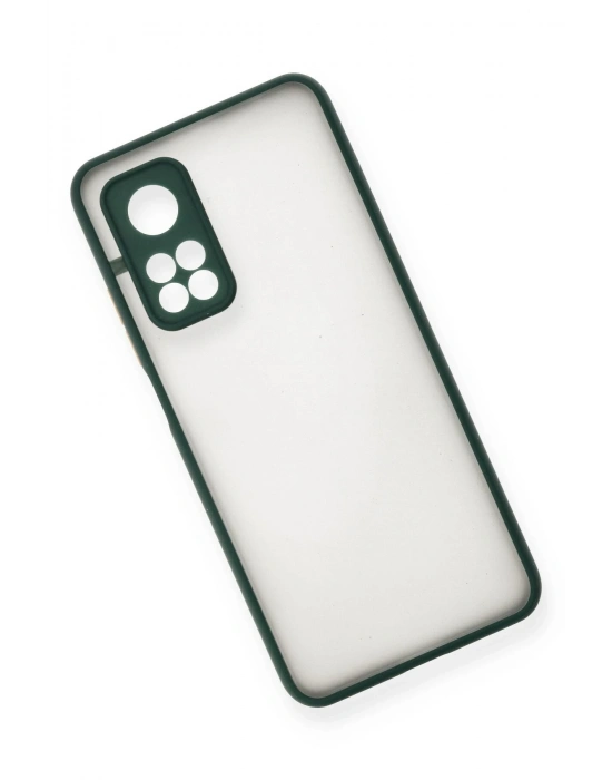 Newface Xiaomi Mi 10T Kılıf Montreal Silikon Kapak - Yeşil